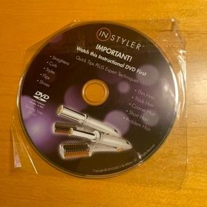 4/$20 🔷 Instyler Hair Straightener Curler Tool Instructional DVD NEW